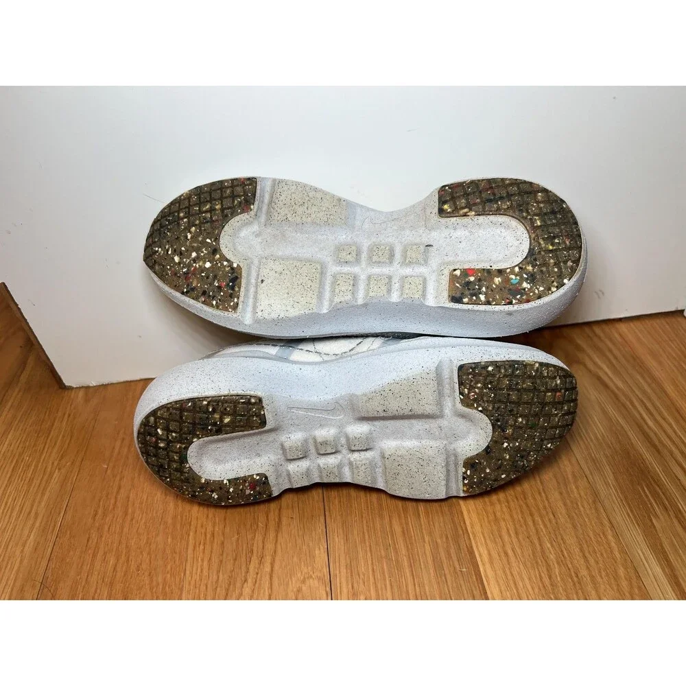 Nike Crater Impact Shoes Youth Size 5Y White Gray Recycled Running DB3551-102